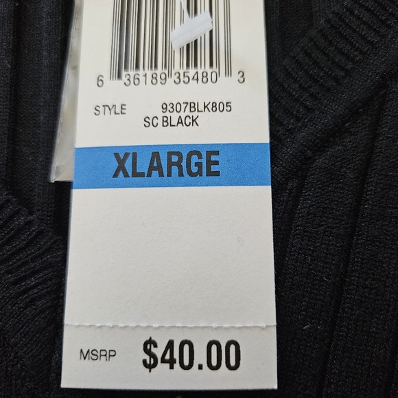 NWT - Silk Blend Style&Co. Black Jersey - Size XL - Picture 3 of 8